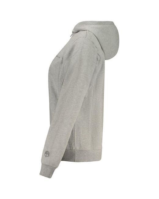 North Sails Gray Grigio Cotton Hoodie