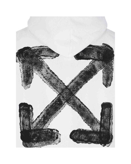 Off-White c/o Virgil Abloh White Hooded Sweatshirt - L for men