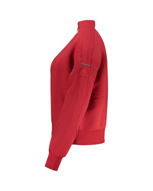 North Sails Red Cotton Sweatshirt