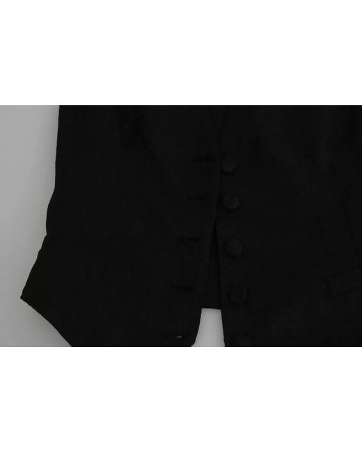 Dolce & Gabbana Black Waistcoats