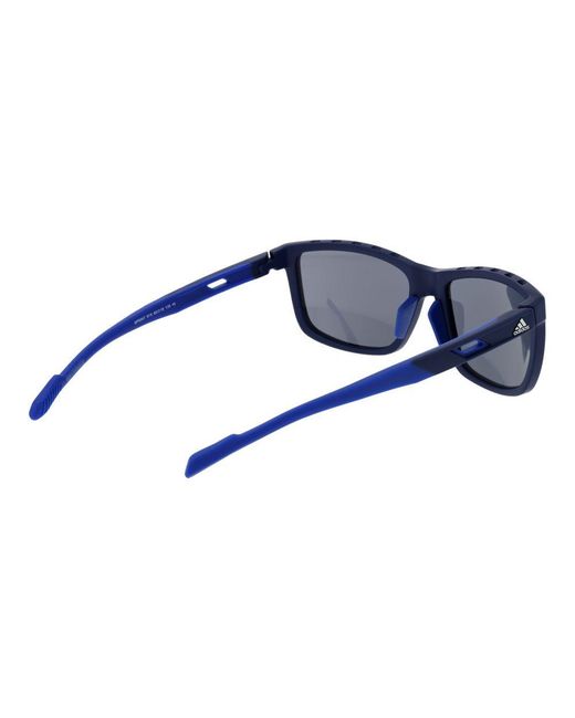 Adidas Blue Plastic Sunglasses for men