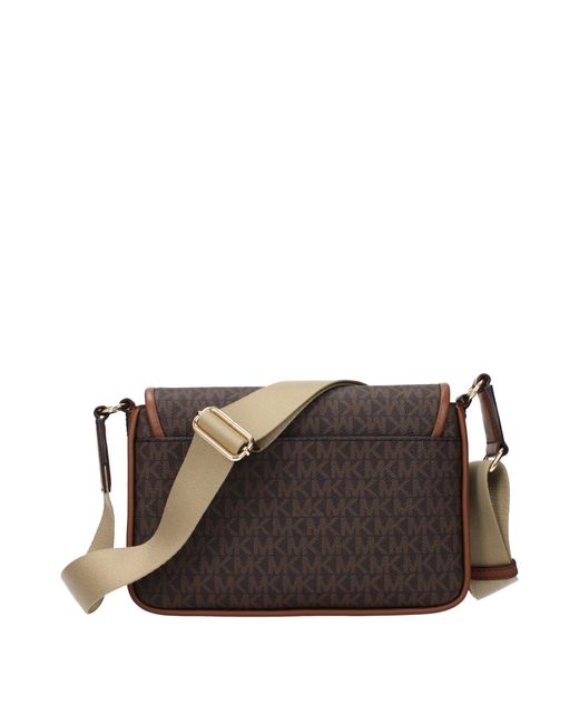Michael Kors Brown Bradshaw Shoulder Bag For Fabric/Acorn