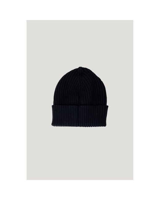 Calvin Klein Black Wool Cap (baseball Hat)