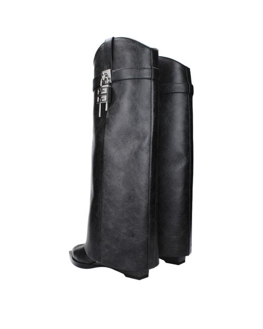 Givenchy Black Leather Boot