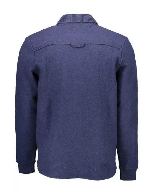 Gant Blue Wool Sweater for men