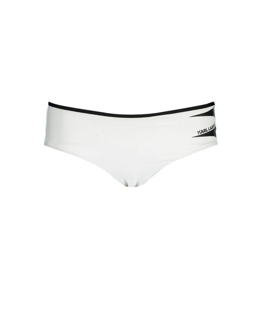 Karl Lagerfeld White Polyamide 's Swim Brief