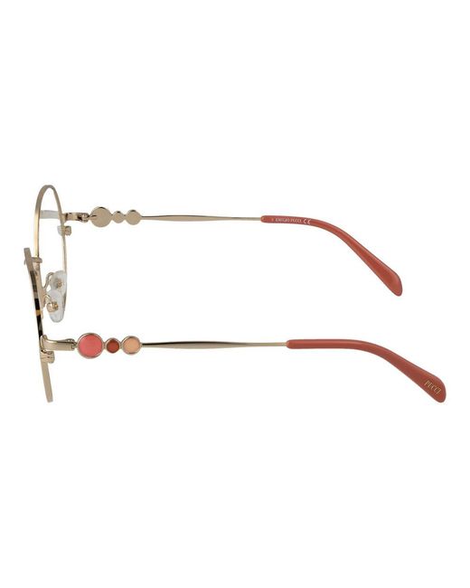 Emilio Pucci Metallic Metal Glasses (Frames)