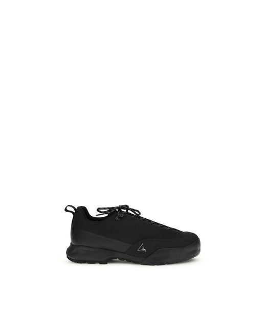 Roa Black Nylon Athletic Sneakers for men