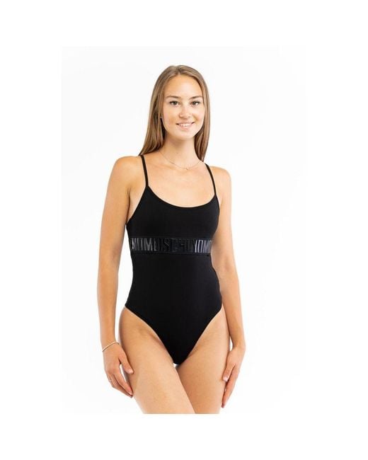 Moschino Black Cotton Bodysuit