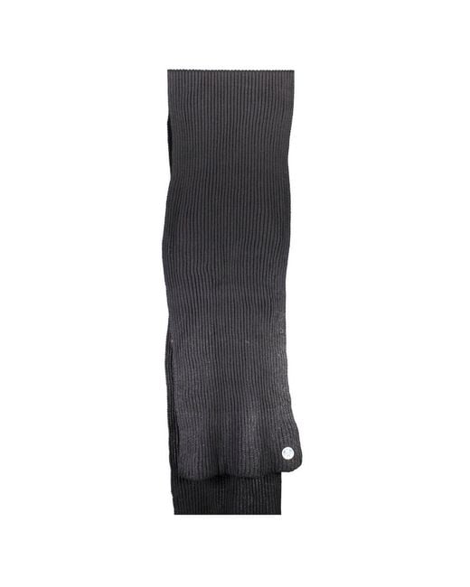 North Sails Black Cotton Scarf for men