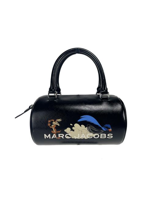Marc Jacobs Black The Duffle Bag X Looney Tunes Road Runner Crossbody Bag