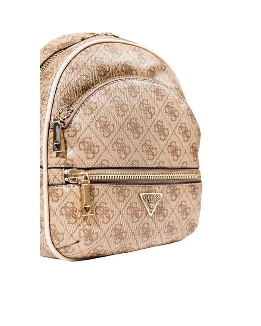 Guess Natural Beige Polyethylene Backpack