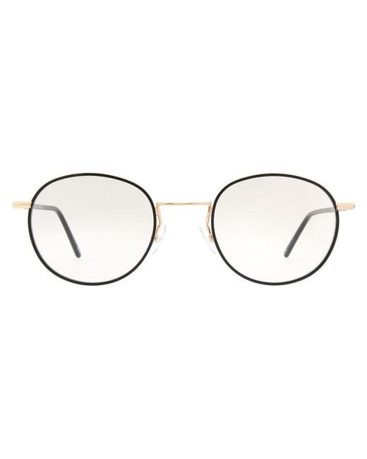 Andy Wolf Brown Black Metal Glasses (frames) for men