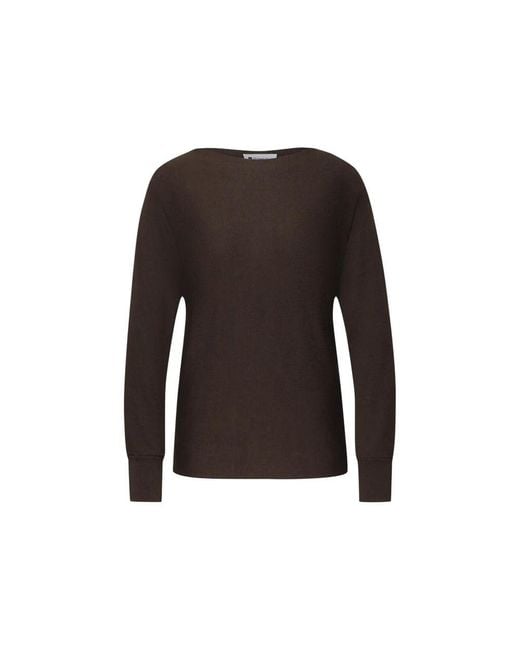 Street One Brown Viscose Sweatshirt