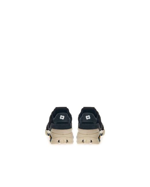 Lardini Blue Suede Sneaker for men