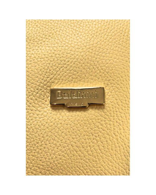 Baldinini Yellow Leather Shoulder Bag
