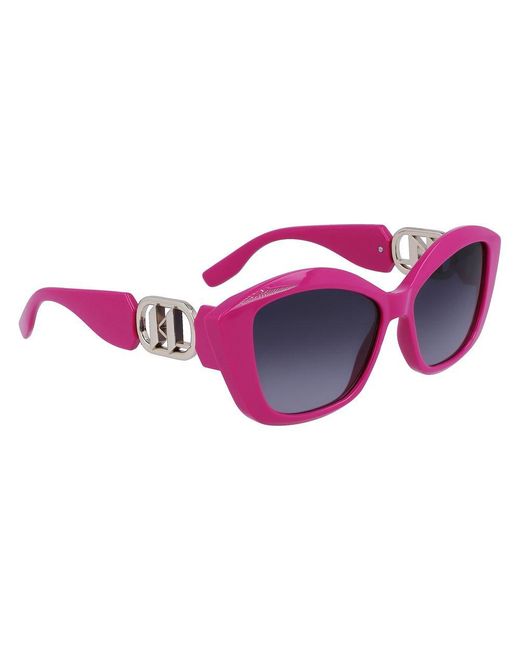 Karl Lagerfeld Purple Injected Sunglasses