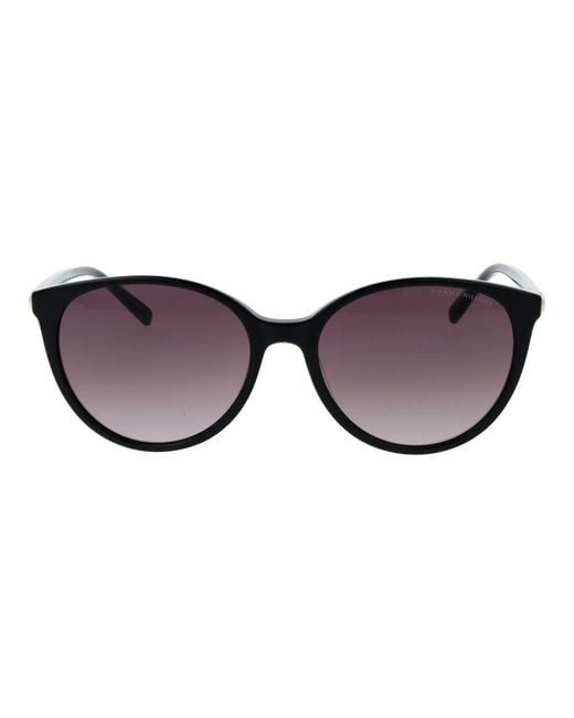 Tommy Hilfiger Brown Acetate Sunglasses