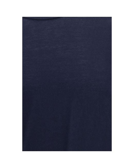 Roberto Collina Blue Cotton Sweatshirt for men