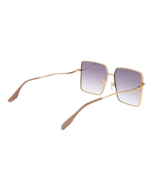 Trussardi Metallic Gold Stainless Steel Sunglasses