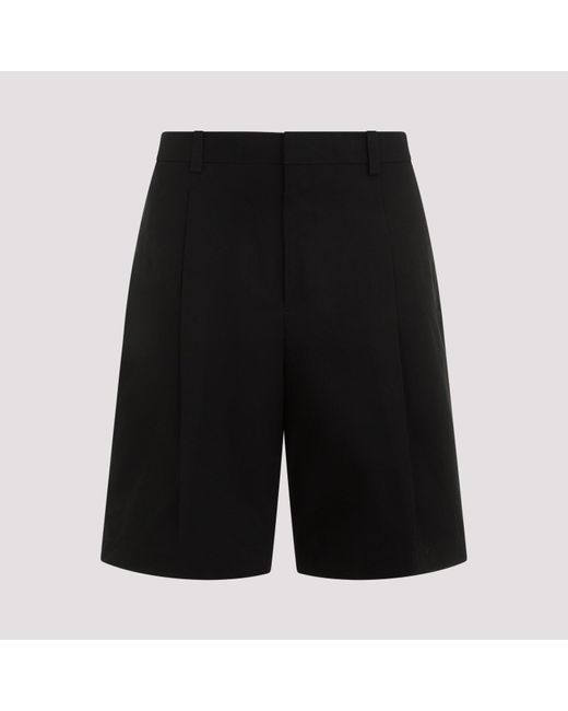 Jil Sander Black Cotton Trouser 105 Shorts for men
