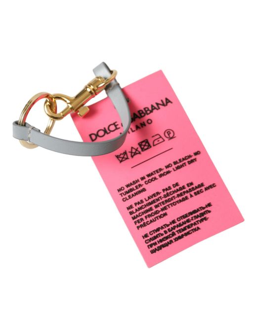 Dolce & Gabbana Pink Key Rings Rubber Fuchsia