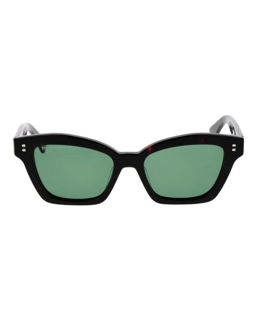 Replay Green Acetate Sunglasses