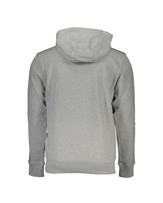 Tommy Hilfiger Gray Elegant Hooded Cotton Sweatshirt for men