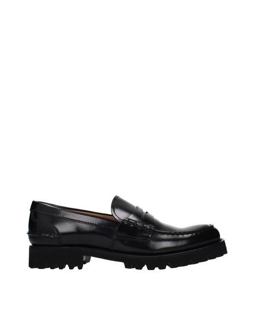 Church's Black Pembrey Moccasins Leather
