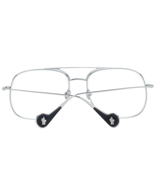 Moncler Metallic Silver Metal Sunglasses