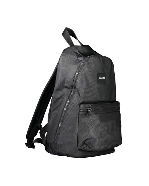 Calvin Klein Black Sleek Urban Backpack With Laptop Compartment for men