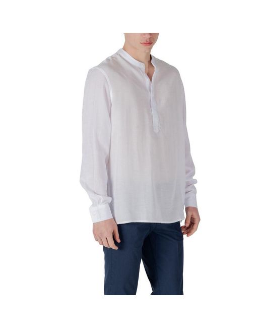 Antony Morato Gray Lyocell Shirt for men