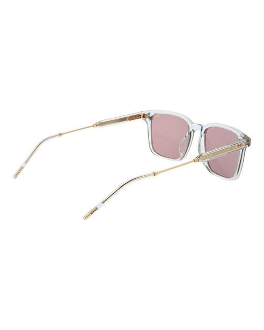 Lozza Pink Cellulose Acetate Sunglasses