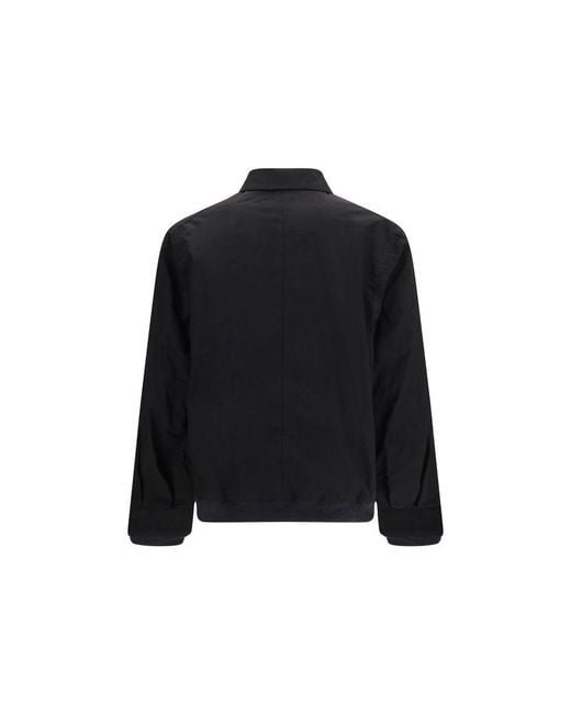 Sacai Black Nylon Bomber for men