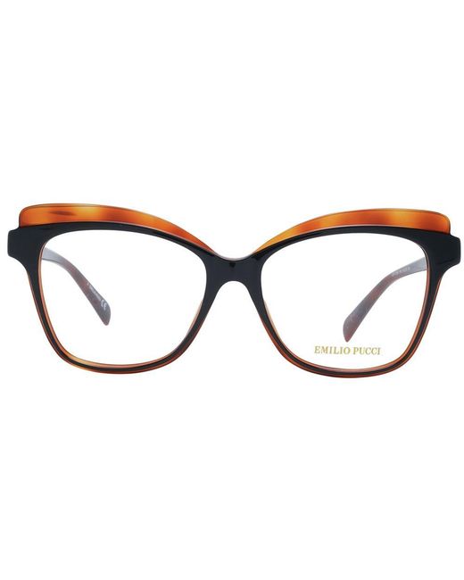 Emilio Pucci Brown Optical Frames
