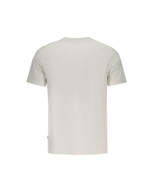 Guess White Bianco Cotton Men T for men