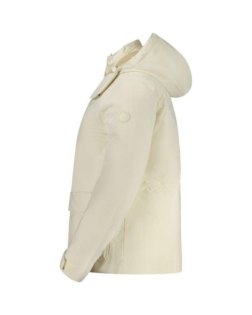 North Sails Natural White Polyester Parka Jacket