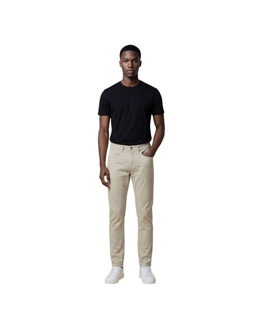 Jeckerson Black Elastane Skinny Pants for men