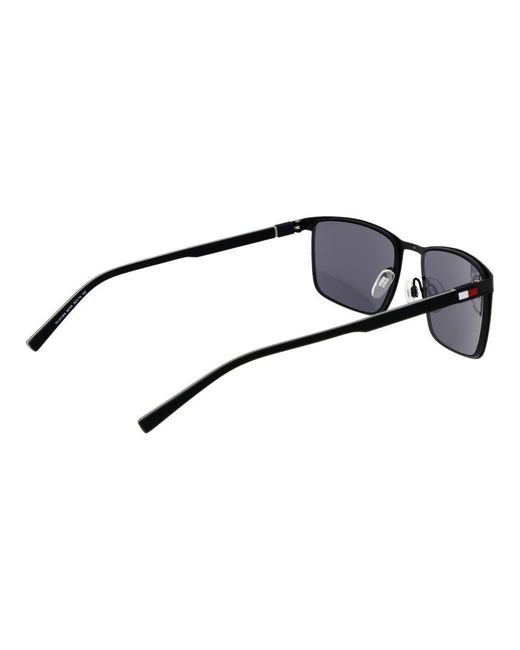 Tommy Hilfiger Black Metal Sunglasses for men
