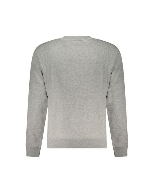 Napapijri Gray Cotton Men Sweatshirt for men