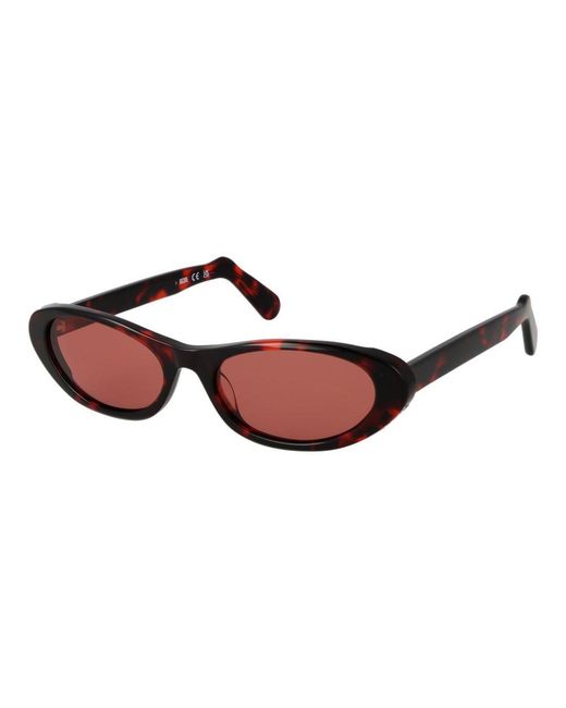 Gcds Red Plastic Sunglasses