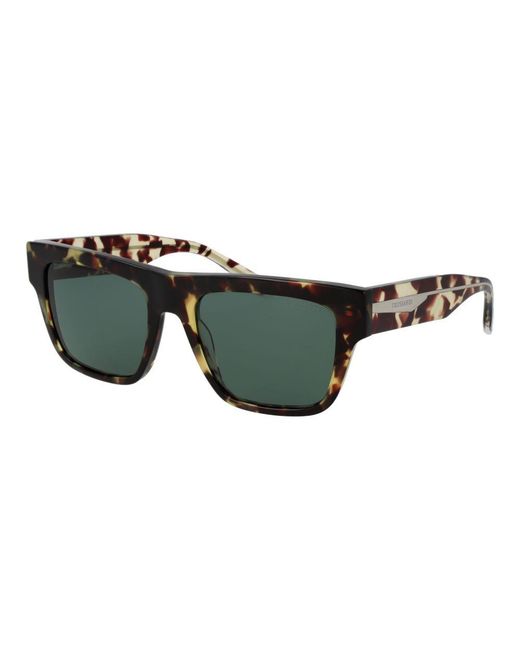 Trussardi Green Acetate Sunglasses