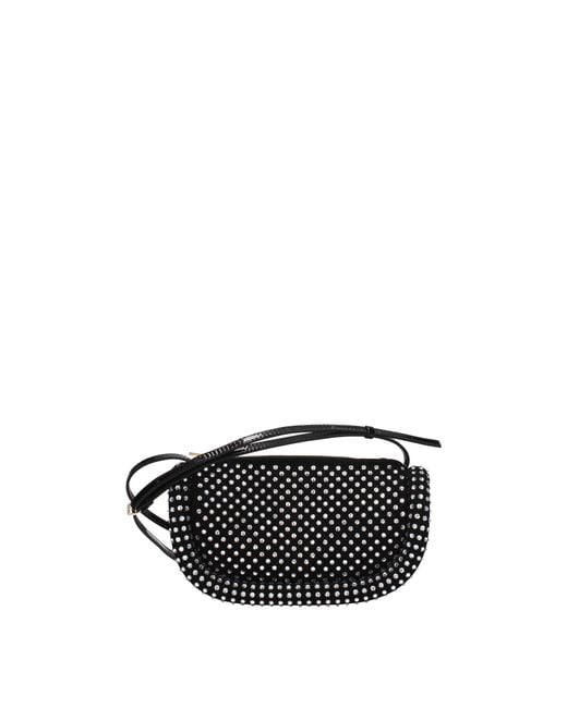 J.W. Anderson Black Leather Crossbody Bag for men