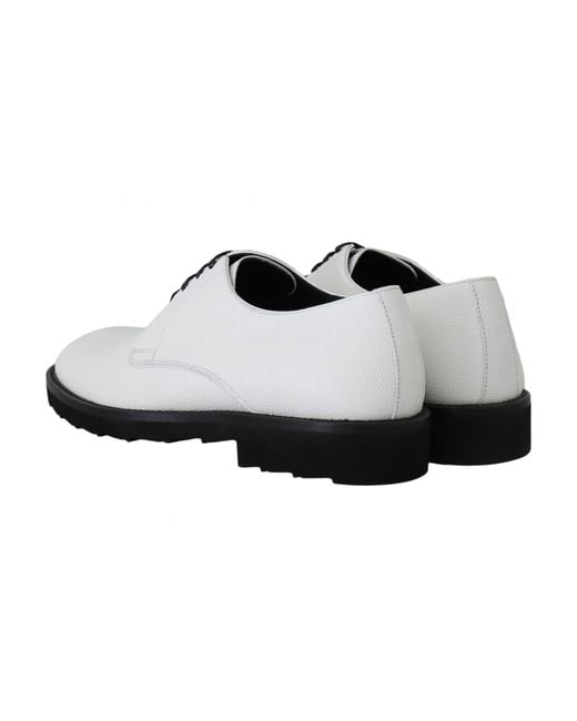 Dolce & Gabbana Black Leather Derby Dress Formal Shoes for men