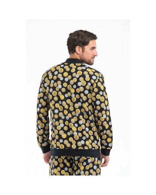 Moschino Green Cotton Sweatshirt for men