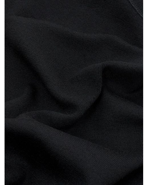 Bottega Veneta Cashmere Blend Black Short Sleeves Top