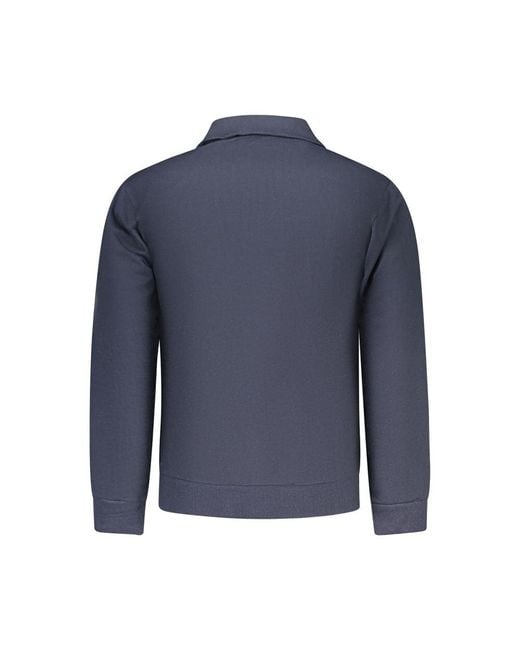 Superga Blue Nylon Men's Jacket for men