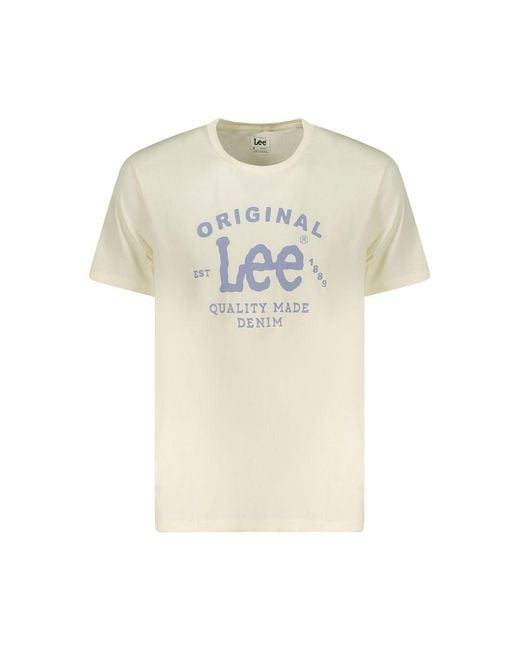Lee Jeans Natural Original Tee Short Sve for men