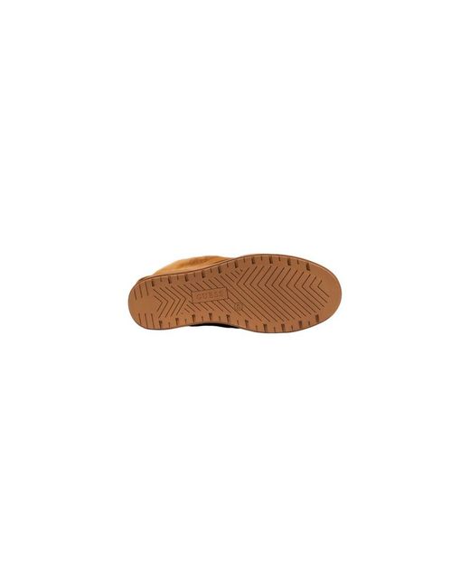 Guess Brown Beige Suede Leather Ankle Boots