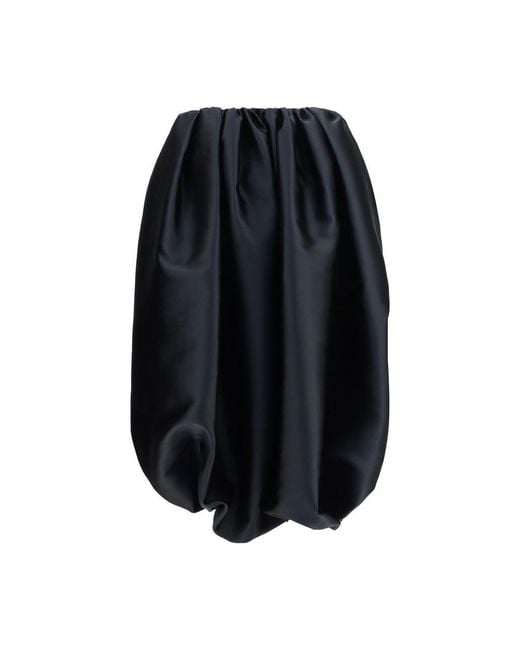 Calvin Klein Blue Black Polyester Skirt